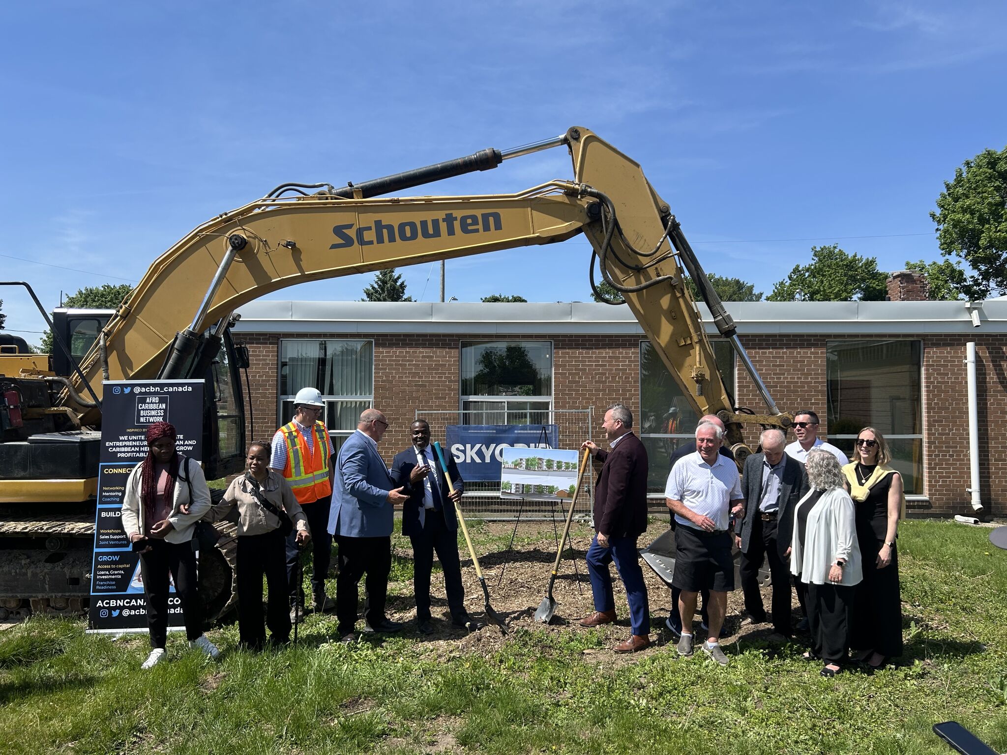 Groundbreaking for ACBN in Woodstock